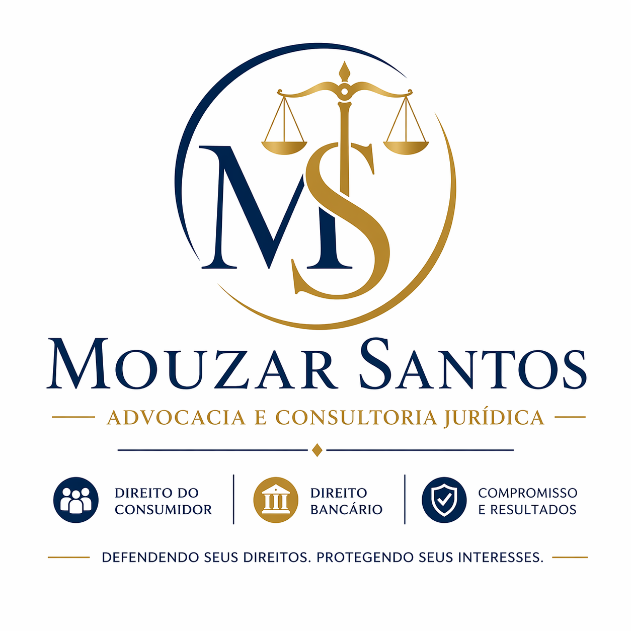 Logo Mouzar Santos Advocacia
